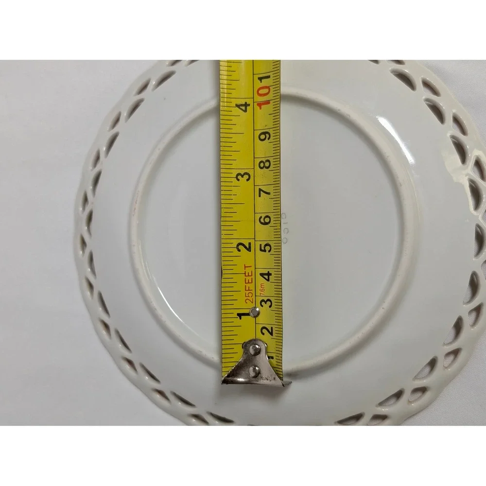 CICO Bavaria Germany U.S. Zone Fruit Reticulated Lattice Edge Plates 6.5